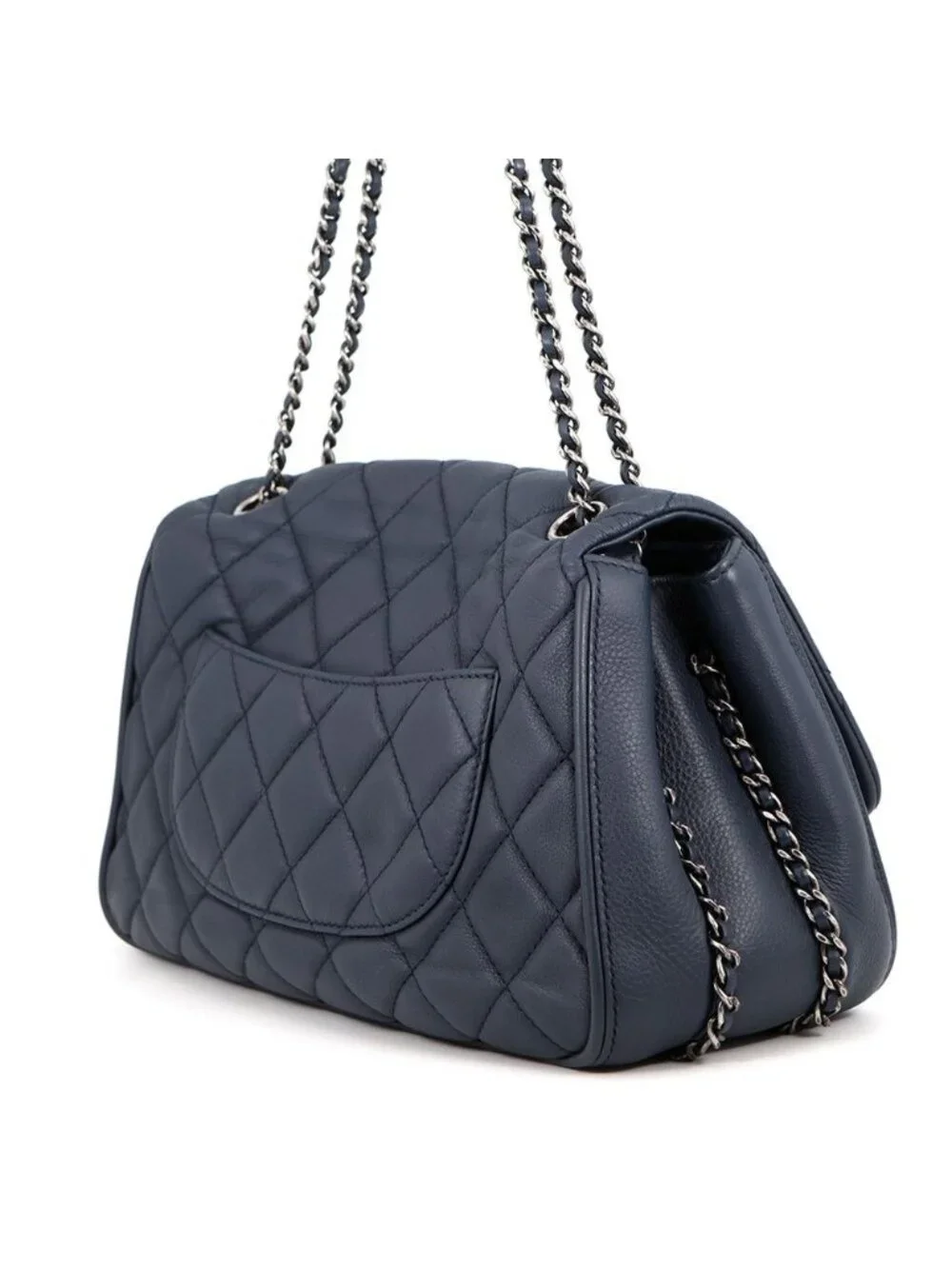 Chanel Chain Shoulder Bag Quilted CC Logo 2-Way